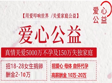 南宁捐卵助孕生子 爱心志愿者招募